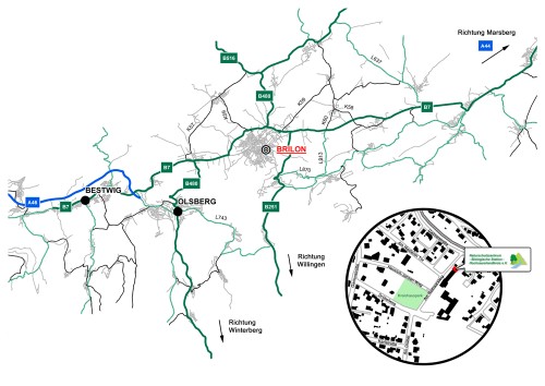 Anfahrt Biologische Station HSK
