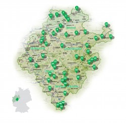 Karte Naturschätze-Gebiete